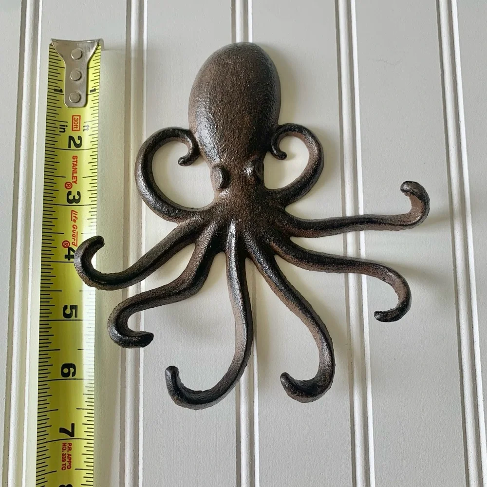 Coastal Cast Iron Wall Hooks Set